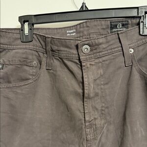 AG Adriano Goldschmied Taupe Slim Pants
